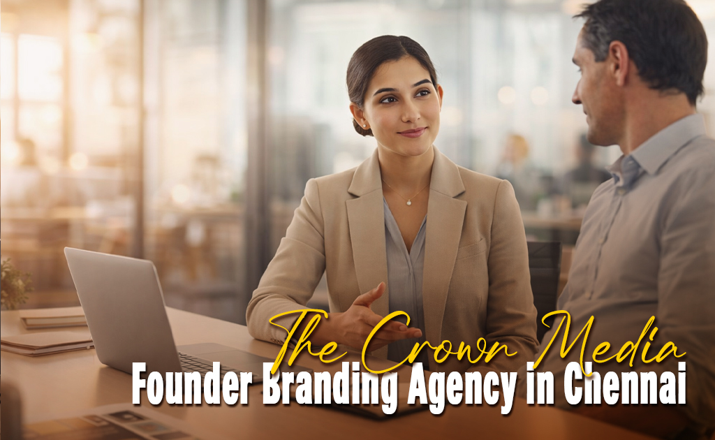 The Crown Media founder branding agency consultation in Chennai office